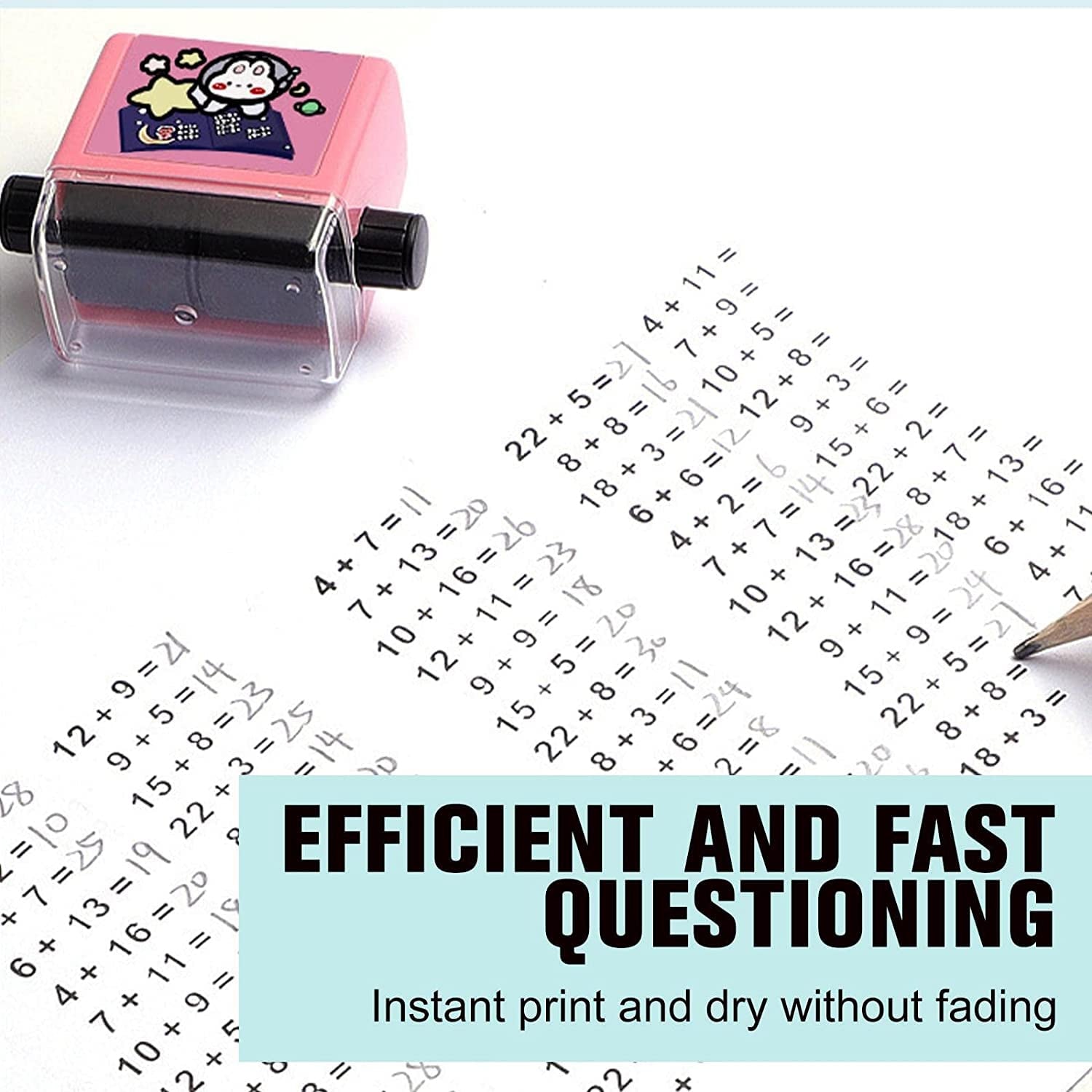 Teaching stamp with addition and subtraction options. Teaching stamp with addition and subtraction options.